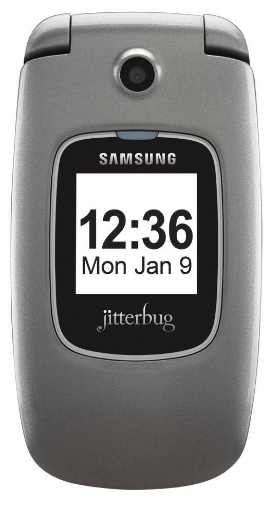 Section 1 The Front Of Your Jitterbug 4. Camera 1. Indicator Light the area just above the outer display screen will light up for incoming calls or when the phone is fully charged.