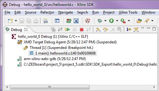 Chapter 4 Debugging with SDK and ChipScope Pro This chapter describes two types of debug possibilities with the design flow you ve already been working with.