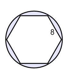 206. Find the probability that a point inside the larger shape lies inside of the shaded region. A B. C. Multiple Choice 1.