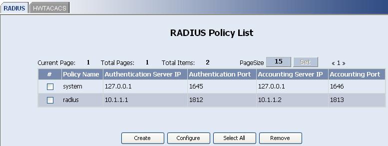Web-Based Configuration Manual Network Configuration Chapter 4 AAA Configuration Compared with RADIUS, HWTACACS provides more reliable transmission and encryption, and therefore is more suitable for