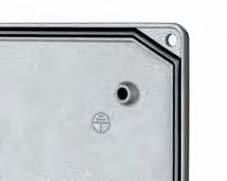 05 65.9005 0x5x5 n M6x0mm n Mx6 6,500 65.07 65.9007 - Enclosure and cover in die-cast aluminium. - Externally varnished.