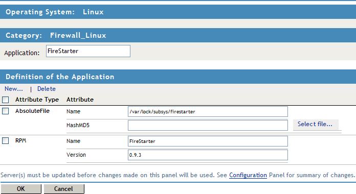 4 Configuring Attributes for an Application After you have added an application to a category, you must configure the attributes for each of these applications.