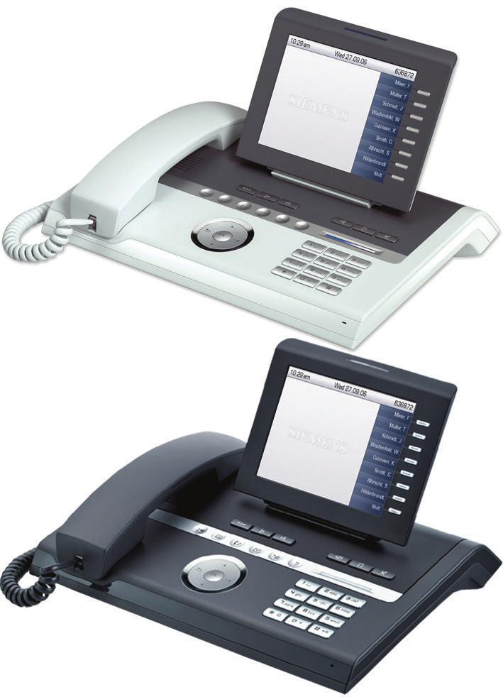 (function, speed dial line keys) Control keys +/- 5-way navigat Hands free talking (full duplex) Interfaces Headset jack Wall-mountable OpenStage 60 and 80 OpenStage 60 Offers top-notch functionality