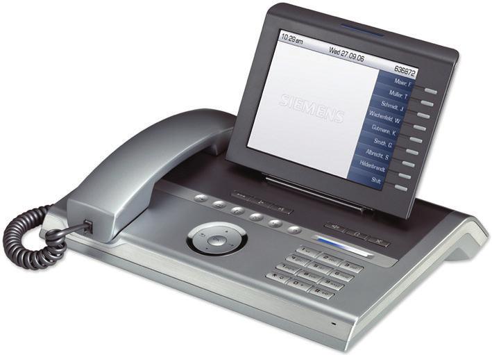An open application platfm and personalization options make this phone the first choice f boss-secretary environments and people interacting with lots of other devices.