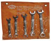 Double Box End Wrench Set: 1/4-11/16 ; 6-17 MM Size A-10-058