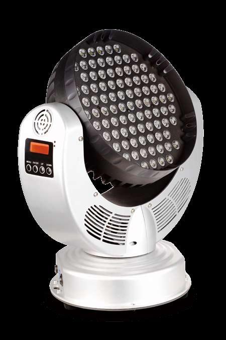 led with function of dimming, strobe, sound-active control; The powerful 288W WRGB Bermuda can