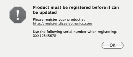 registration notification Firmware