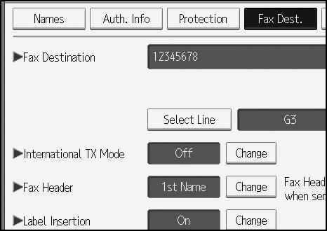 Registering Addresses and Users for Facsimile/Scanner Functions IP-Fax Destination This section describes how to register a IP-Fax destination.