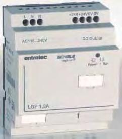 LGR 12 DC, LGR 12C DC with relay outputs 8 digital inputs, 2 of which are for analog use 4 relay outputs Display and keyboard 24 V DC supply voltage Real-time clock (LGR 12C DC) Available in a 12 VDC