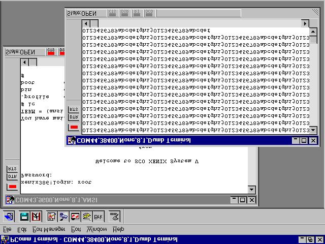 Serial Programming Tools Terminal Emulator The Terminal Emulator features multi-windows and supports terminal types of VT100 and ANSI.