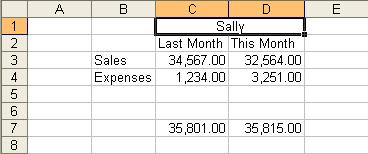 Use the merge and center function to center My Budget over Columns A through N. Save and close the document.