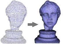 Geometry Processing: Reconstruction Given samples of geometry, reconstruct surface What are samples? Many possibilities: - points, points & normals,.