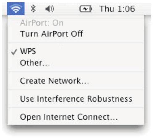 NOTE: Not all phones support screen projection. 4.3 Mac 1. Enable your Wi-Fi and connect to the AC1132A (WPS) device. Figure 4-11.