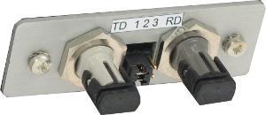 Wave length: 820nm Transmitter (TD): transmits light Receiver (RD): receives light Cable code: 50/125 m, 62,5/125 m