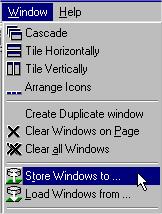 Window Area Save Page Layout No information about the page layout is saved when you exit TRACE32. To save the window layout use the Store Window to command in the Window menu.