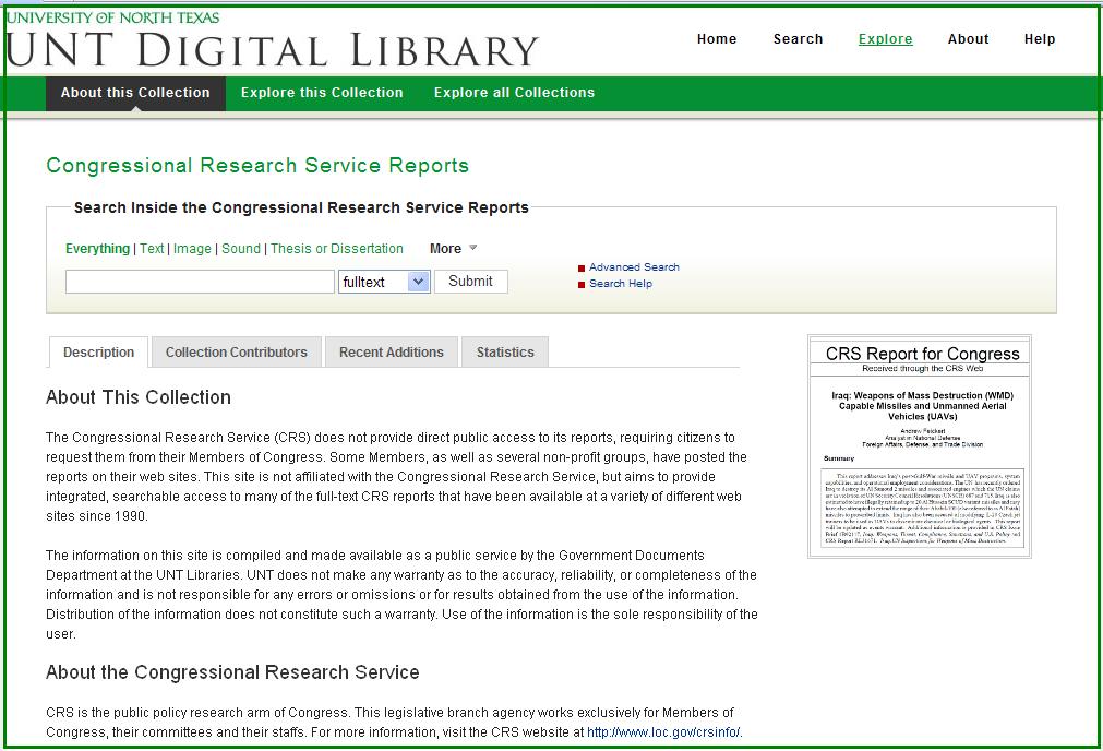 University of North Texas Libraries http://digital.library.unt.