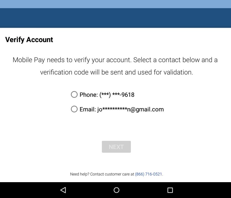 Getting Started Two-Factor Authentication ipayment MobilePay utilizes two-factor authentication so that new devices can be added and verified securely to your account for use with ipayment MobilePay.