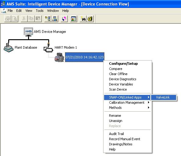 Installation Guide Step 4: Right click the instrument icon as shown in figure 4 2 and select SNAP ON/Linked