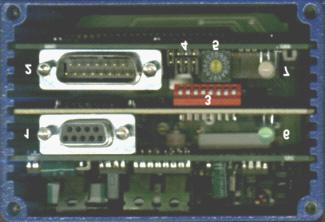 10 connectors (female) Figure 3: Rear view of the Controller after removing the rear cover 1. Profibus Interface (option) 2. Connector for power supply, signal, and RS 232 interface 3.
