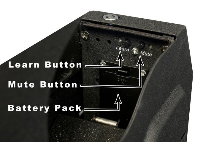 Getting Started Set your keys to the side. Don t lock them inside the safe! Pull open the battery cover. Pull out the battery holder. Insert new 9v battery.