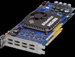 I/O cards (input/output) letting you run the desired features on your systems, our boards may be used to enable post production or