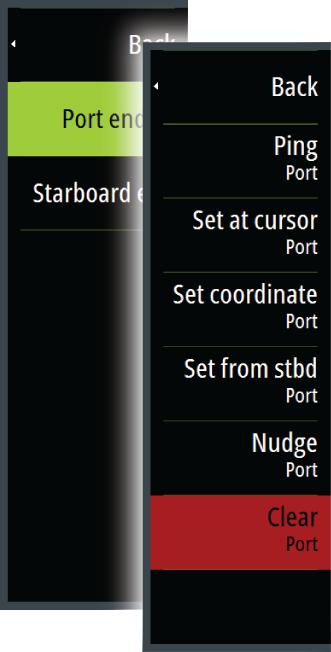 You can also edit waypoints to create start line end points. After the ends are set you can nudge each end to move them, if needed.