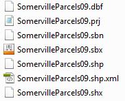 What you just did copied all the 2009 parcel data files to your H: drive and deleted all the 2004 files as shown below, even you just saw one file for each.