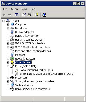 8. Serial over USB Cable Ayecka Products provides local configuration and management interface using Serial over USB.