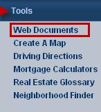 To access the folder, in the left navigation panel, click Tools>Web Documents.