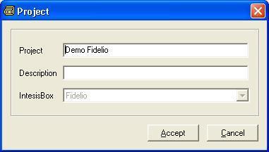 On Accept, a new folder will be created inside the projects folder with the name given to the project, this folder will contain the template configuration files if the project is a brand new one, or