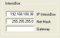 3.3 Connections configuration To configure the IntesisBox's connection parameters and the Modbus values for each possible state, select menu Configuration -> IntesisBox.