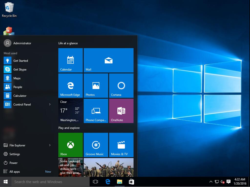 User Device Management The following are the screenshots of a Windows 10