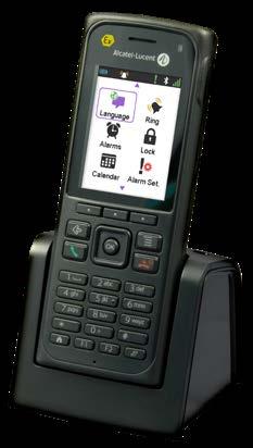 Mobile voice communication over wireless LAN 8118 WLAN Handset Black and white display, Vibrate