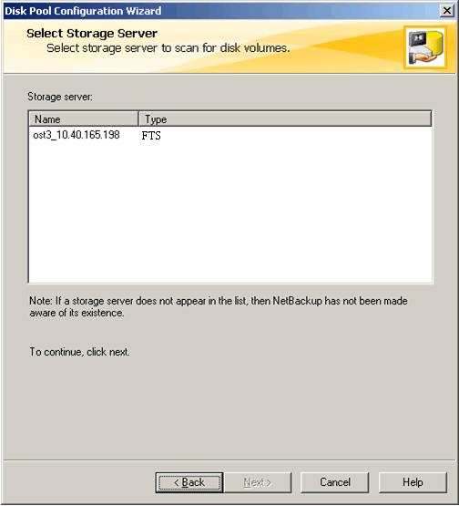 Configuring Symantec NetBackup (Media Server) NetBackup and Backup Exec OST Guide Figure 17: Select Storage Server 5.