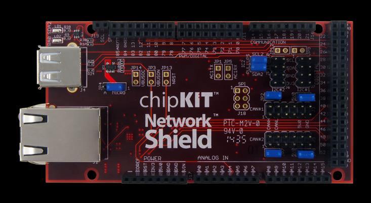 1300 Henley Court Pullman, WA 99163 509.334.6306 www.digilentinc.com chipkit Network Shield Reference Manual Revised February 26, 2016 This manual applies to the chipkit Network Shield rev.