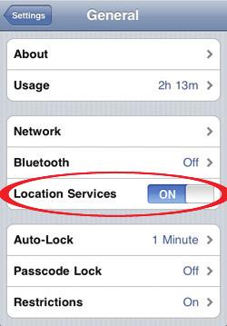 The only way to change settings for individual apps is to reset the location warnings on your phone.