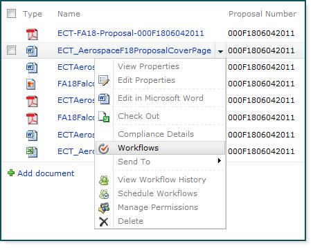 Running Adlib Workflows Once workflows are installed, deployed and associated with a list, document library or content type, they can be used to send content to Adlib PDF for processing.