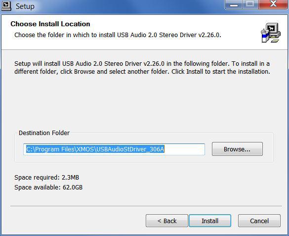 Double click on the driver file to run and follow the instructions in the