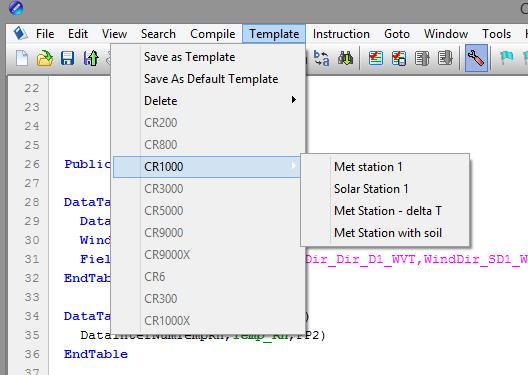 Think Ahead: CRBasic Templates Generate a cache of basic programs for