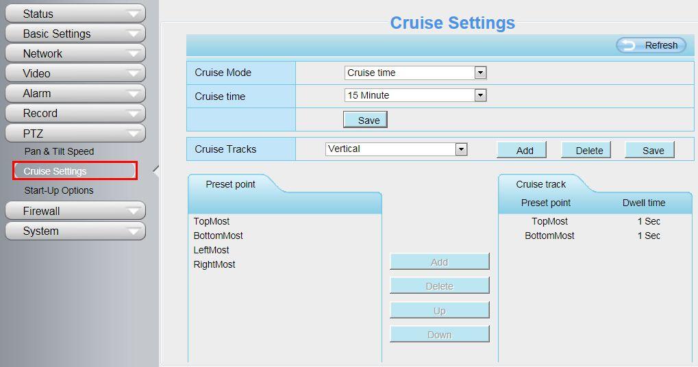 4.7.2 Cruise Settings This section explains how to add/ delete one cruise track. Setting the Cruise Mode Figure 4.
