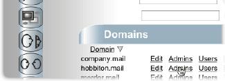 Setting up a domain admin, then, only requires entering the complete email address of someone with an account on the MDaemon server.