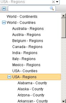 Figure 13: Creating Map GIS section propertie Item Values Comments Map Select Map Data: This list populates according to map data available on your system.