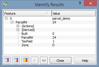 3. Select the identify tool 4. Click on the parcel whose attributes you want to modify.