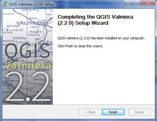 Figure 6 Setup Page 6 Figure 7 Shortcuts of QGIS 2.2.0 2. Introduction to QGIS The state of your QGIS session is considered a project. QGIS works on one project at a time.