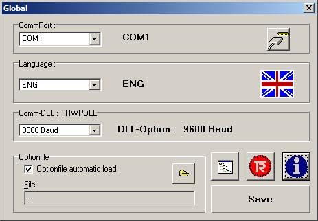 This option is used to specify the virtual COM port if the USB port is used for communication. It supports COM1 - COM6.