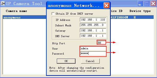 and click on Network Configuration, this brings up the network configuration box as shown in Figure 4.33 and 4.34.