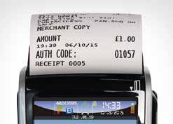 Check it s working 25 9 Your card machine will print a merchant copy of the receipt.
