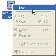 Select an import and click
