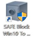 Figure 4 The Safe Block Win10 To Go GUI can be invoked by double clicking on the tray icon, by double clicking the desktop icon,