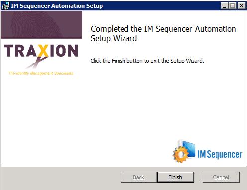 5. When the wizard completed the installation, click